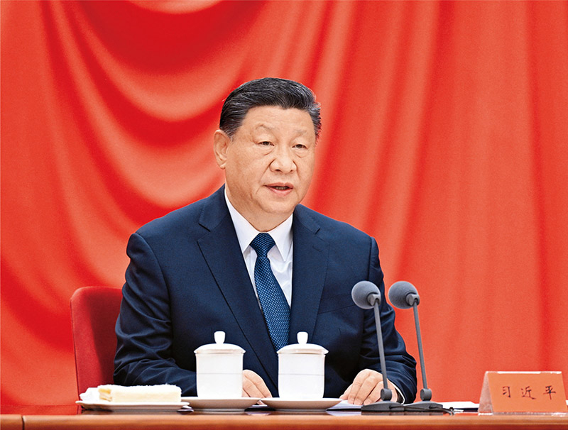習近平：鍥而不舍落實中央八項規(guī)定精神， 以優(yōu)良黨風引領(lǐng)社風民風